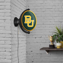 Load image into Gallery viewer, Baylor Bears: Logo Oval - Original Oval Rotating Lighted Wall Sign - The Fan-Brand