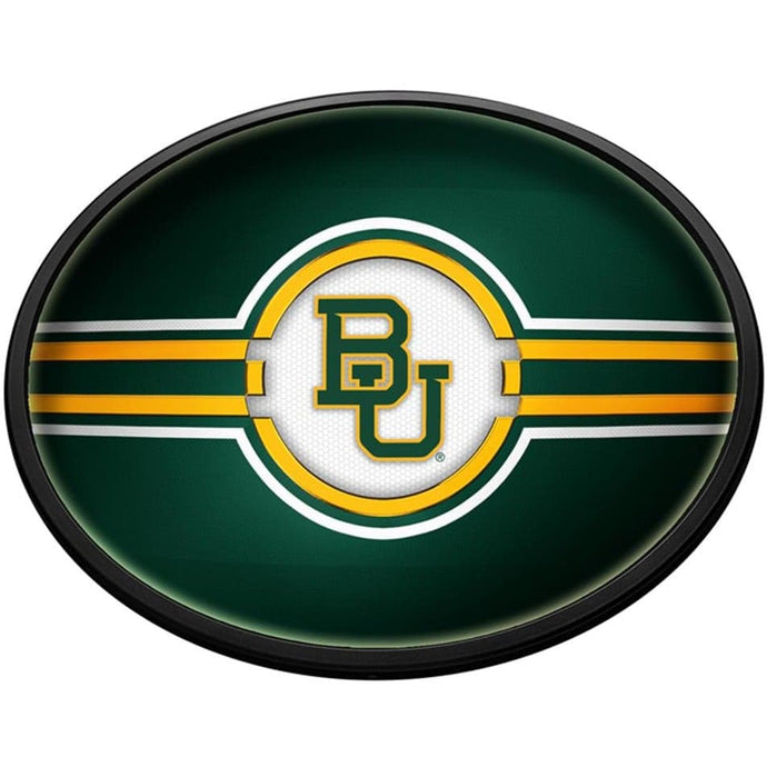 Baylor Bears: Oval Slimline Lighted Wall Sign - The Fan-Brand