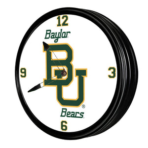 Baylor Bears: Retro Lighted Wall Clock - The Fan-Brand