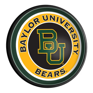 Baylor Bears: Round Slimline Lighted Wall Sign - The Fan-Brand