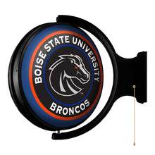 Load image into Gallery viewer, Boise State Broncos: Black - Original Round Rotating Lighted Wall Sign - The Fan-Brand