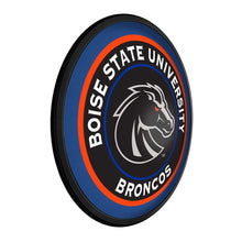 Load image into Gallery viewer, Boise State Broncos: Black - Round Slimline Lighted Wall Sign - The Fan-Brand