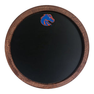 Boise State Broncos: Chalkboard "Faux" Barrel Top Sign - The Fan-Brand