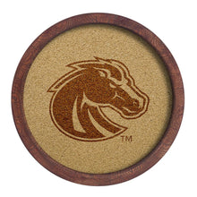 Load image into Gallery viewer, Boise State Broncos: &quot;Faux&quot; Barrel Framed Cork Board - The Fan-Brand