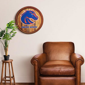 Boise State Broncos: "Faux" Barrel Top Sign - The Fan-Brand