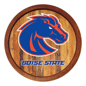 Boise State Broncos: "Faux" Barrel Top Sign - The Fan-Brand