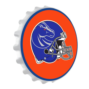 Boise State Broncos: Helmet - Bottle Cap Wall Sign - The Fan-Brand