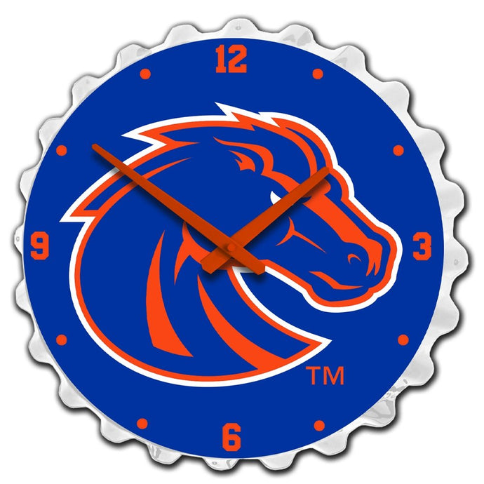 Boise State Broncos: Logo - Bottle Cap Wall Clock - The Fan-Brand