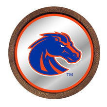 Load image into Gallery viewer, Boise State Broncos: Mascot - Mirrored Barrel Top Mirrored Wall Sign - The Fan-Brand