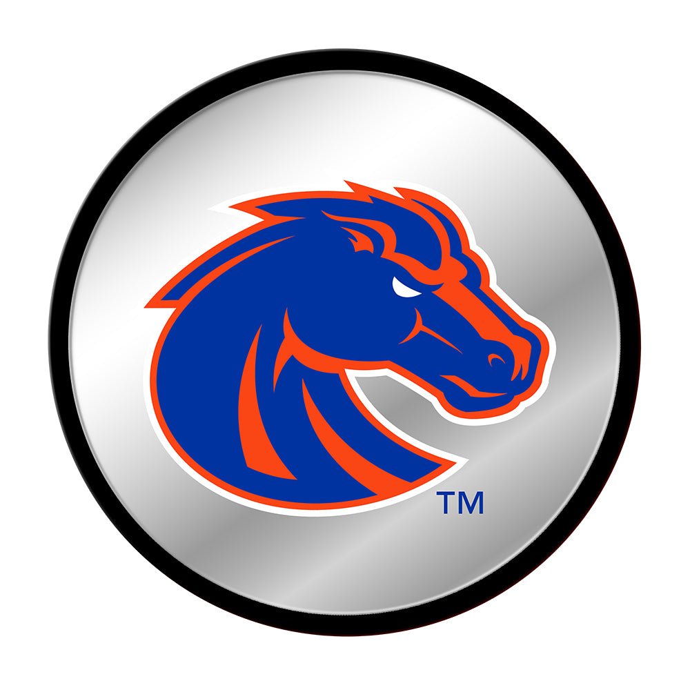 Boise State Broncos: Mascot - Modern Disc Mirrored Wall Sign - The Fan-Brand