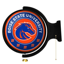 Load image into Gallery viewer, Boise State Broncos: Orange - Original Round Rotating Lighted Wall Sign - The Fan-Brand