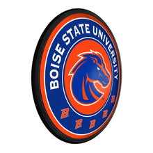 Load image into Gallery viewer, Boise State Broncos: Orange - Round Slimline Lighted Wall Sign - The Fan-Brand