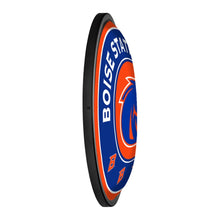 Load image into Gallery viewer, Boise State Broncos: Orange - Round Slimline Lighted Wall Sign - The Fan-Brand