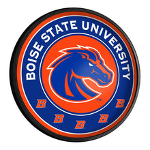 Load image into Gallery viewer, Boise State Broncos: Orange - Round Slimline Lighted Wall Sign - The Fan-Brand