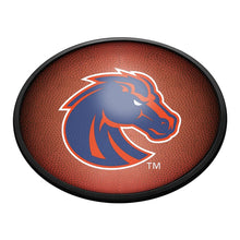 Load image into Gallery viewer, Boise State Broncos: Pigskin - Oval Slimline Lighted Wall Sign Default Title