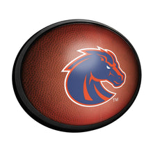 Load image into Gallery viewer, Boise State Broncos: Pigskin - Oval Slimline Lighted Wall Sign Default Title