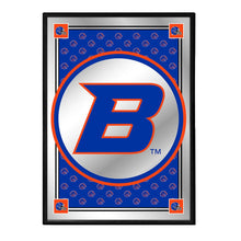Load image into Gallery viewer, Boise State Broncos: Team Spirit, Logo - Framed Mirrored Wall Sign - The Fan-Brand