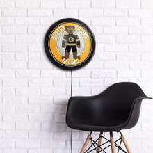 Load image into Gallery viewer, Boston Bruins: Blades - Round Slimline Lighted Wall Sign - The Fan-Brand