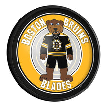 Load image into Gallery viewer, Boston Bruins: Blades - Round Slimline Lighted Wall Sign - The Fan-Brand