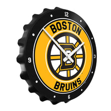 Load image into Gallery viewer, Boston Bruins: Bottle Cap Wall Clock - The Fan-Brand