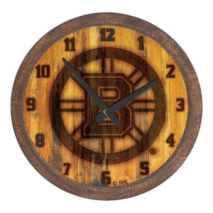 Boston Bruins: Branded "Faux" Barrel Top Wall Clock - The Fan-Brand