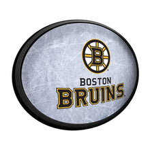 Load image into Gallery viewer, Boston Bruins: Ice Rink - Oval Slimline Lighted Wall Sign - The Fan-Brand