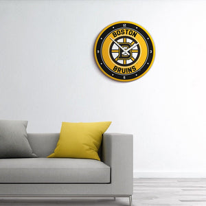 Boston Bruins: Modern Disc Wall Clock - The Fan-Brand