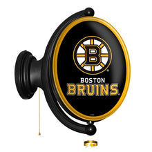 Load image into Gallery viewer, Boston Bruins: Original Oval Rotating Lighted Wall Sign - The Fan-Brand