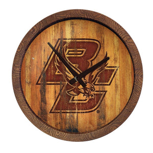 Boston College Eagles: Branded "Faux" Barrel Top Wall Clock Default Title