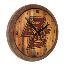 Load image into Gallery viewer, Boston College Eagles: Branded &quot;Faux&quot; Barrel Top Wall Clock Default Title