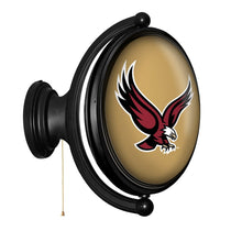 Load image into Gallery viewer, Boston College Eagles: Eagle - Original Oval Rotating Lighted Wall Sign Gold