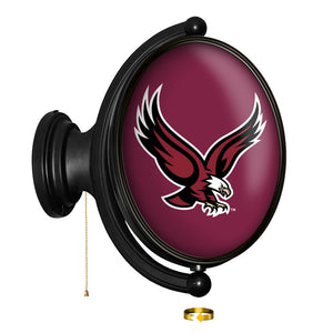 Boston College Eagles: Eagle - Original Oval Rotating Lighted Wall Sign Maroon