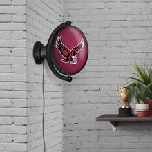 Load image into Gallery viewer, Boston College Eagles: Eagle - Original Oval Rotating Lighted Wall Sign Maroon