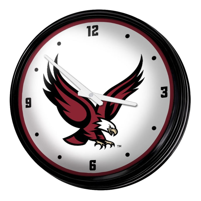 Boston College Eagles: Eagle - Retro Lighted Wall Clock - The Fan-Brand