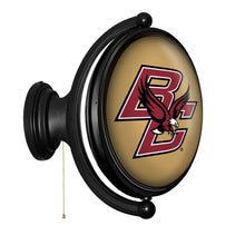 Load image into Gallery viewer, Boston College Eagles: Original Oval Rotating Lighted Wall Sign - The Fan-Brand