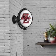 Load image into Gallery viewer, Boston College Eagles: Original Oval Rotating Lighted Wall Sign - The Fan-Brand