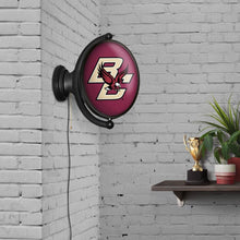 Load image into Gallery viewer, Boston College Eagles: Original Oval Rotating Lighted Wall Sign - The Fan-Brand