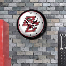 Load image into Gallery viewer, Boston College Eagles: Retro Lighted Wall Clock - The Fan-Brand