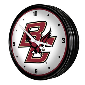 Boston College Eagles: Retro Lighted Wall Clock - The Fan-Brand