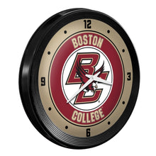 Load image into Gallery viewer, Boston College Eagles: Ribbed Frame Wall Clock - The Fan-Brand