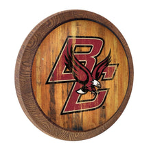 Load image into Gallery viewer, Boston College Eagles: Weathered &quot;Faux&quot; Barrel Top Sign - The Fan-Brand