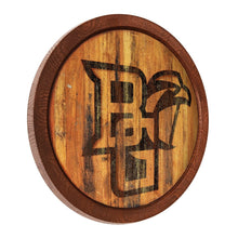 Load image into Gallery viewer, Bowling Green Falcons: Branded &quot;Faux&quot; Barrel Top Sign - The Fan-Brand