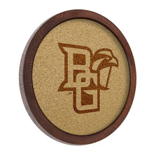 Load image into Gallery viewer, Bowling Green Falcons: &quot;Faux&quot; Barrel Framed Cork Board - The Fan-Brand