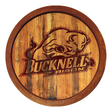 Load image into Gallery viewer, Bucknell Bison: Branded &quot;Faux&quot; Barrel Top Sign - The Fan-Brand