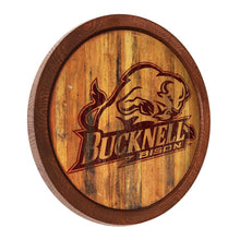 Load image into Gallery viewer, Bucknell Bison: Branded &quot;Faux&quot; Barrel Top Sign - The Fan-Brand