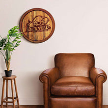 Load image into Gallery viewer, Bucknell Bison: Branded &quot;Faux&quot; Barrel Top Sign - The Fan-Brand