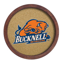 Load image into Gallery viewer, Bucknell Bison: &quot;Faux&quot; Barrel Framed Cork Board - The Fan-Brand