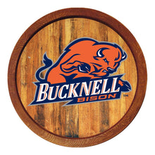 Load image into Gallery viewer, Bucknell Bison: &quot;Faux&quot; Barrel Top Sign - The Fan-Brand