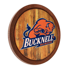 Load image into Gallery viewer, Bucknell Bison: &quot;Faux&quot; Barrel Top Sign - The Fan-Brand