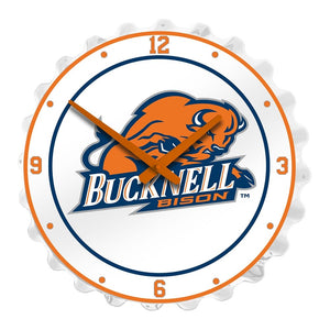 Bucknell Bisons: Bottle Cap Wall Clock - The Fan-Brand